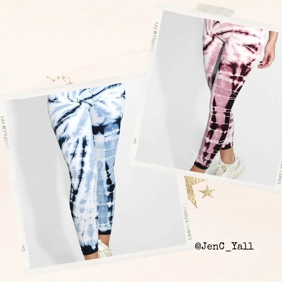 Nikibiki Spiral Tie Dye Leggings | One Size - Picture 1 of 9